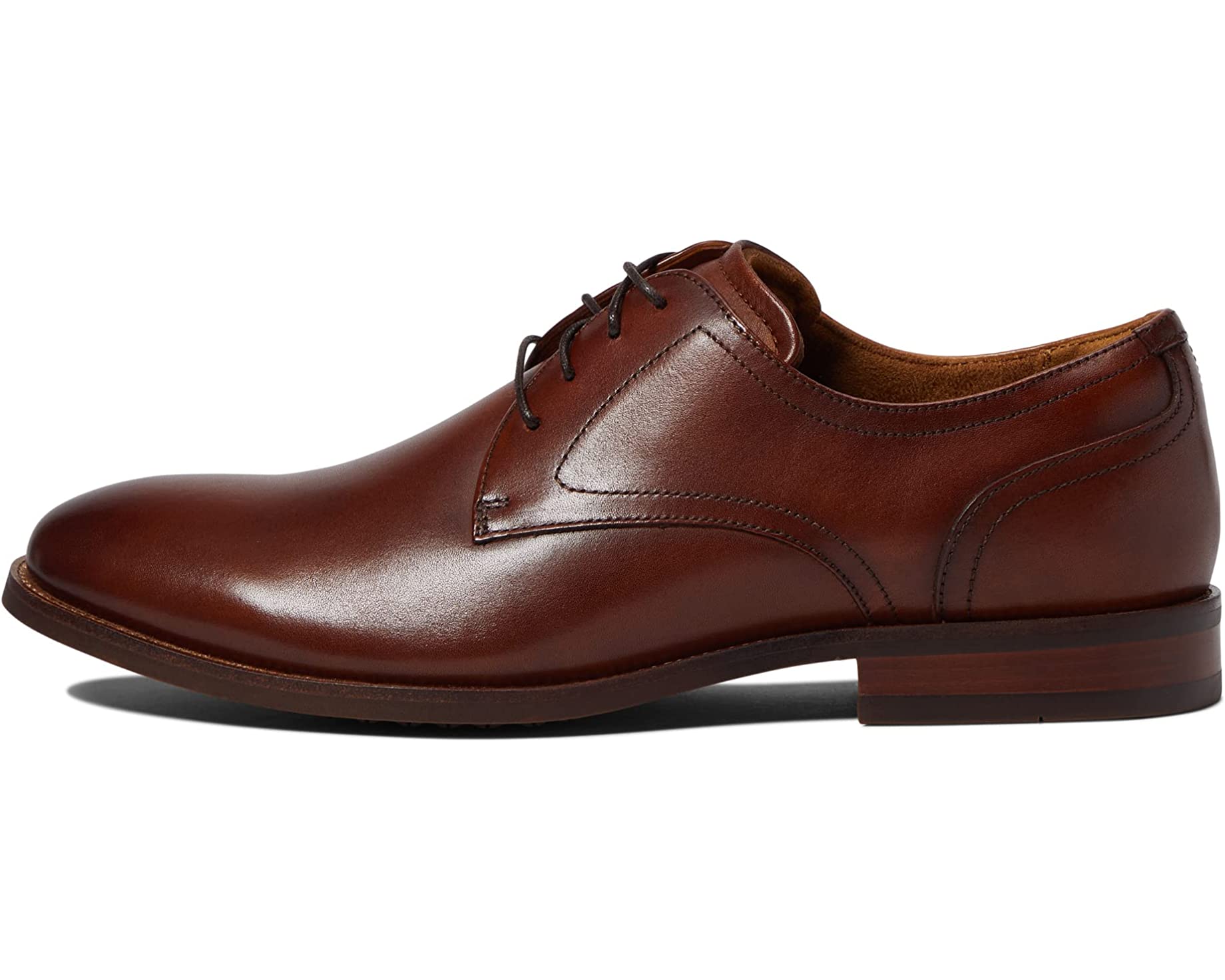 Оксфорды Rucci Plain Toe Oxford Florsheim, коньяк гладкий - фото