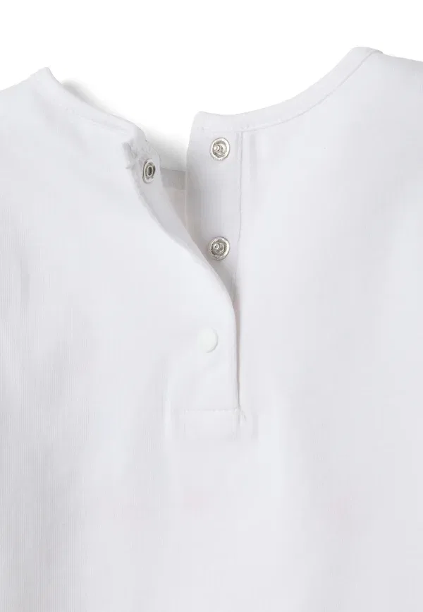Комплект из джинсовой куртки и шорт с принтом Set Denim Shorts Ovs, White Blue, белый/синий — фото 4