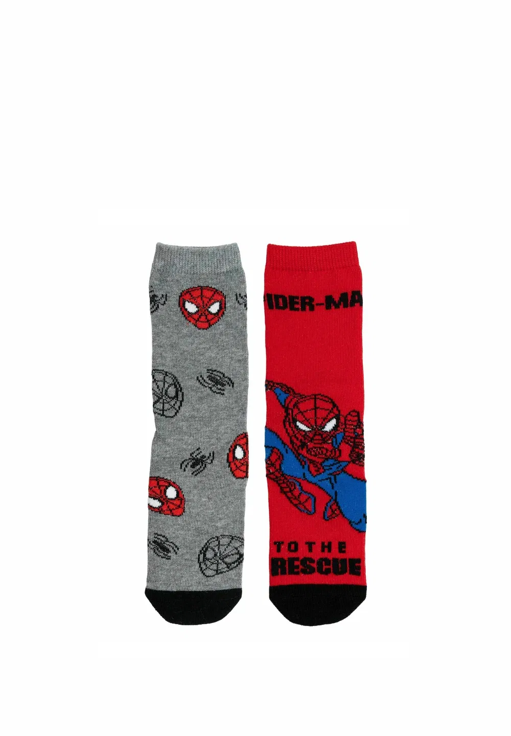 3Er pack spiderman socken sneakersocken söckchen - socks Marvel, Grau/Schwarz/Rot — фото 2