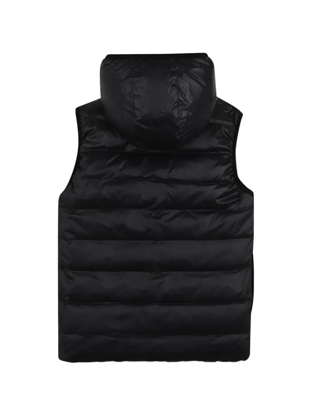 Двусторонний жилет с капюшоном Boss Kidswear, черный — фото 2