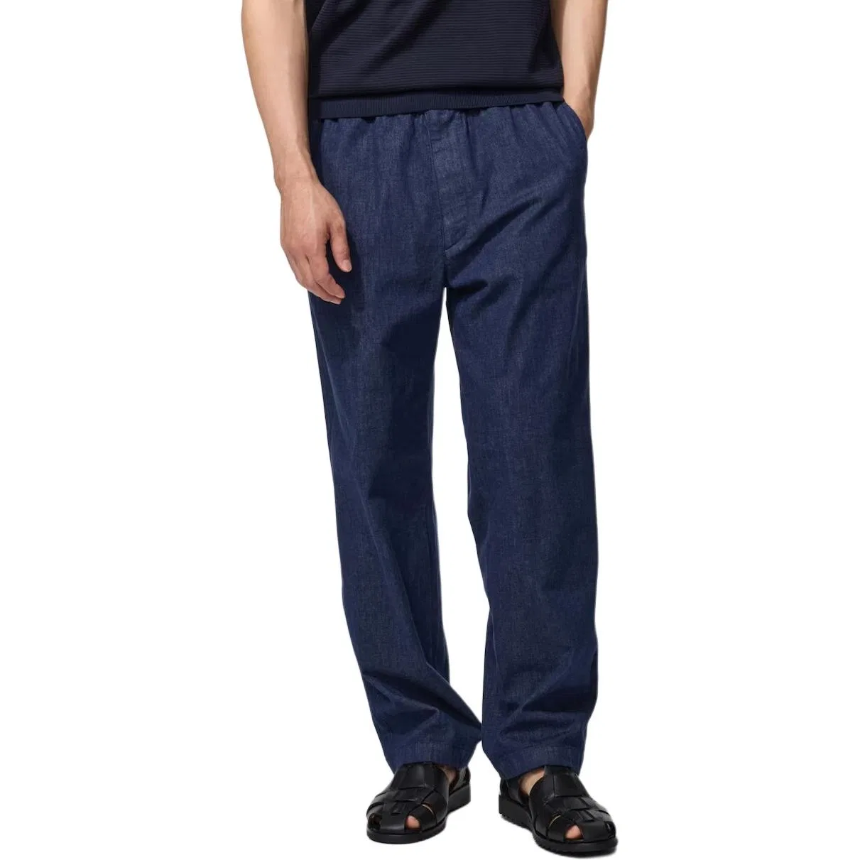 Мужские джинсы Marine Blue UNIQLO — фото 4
