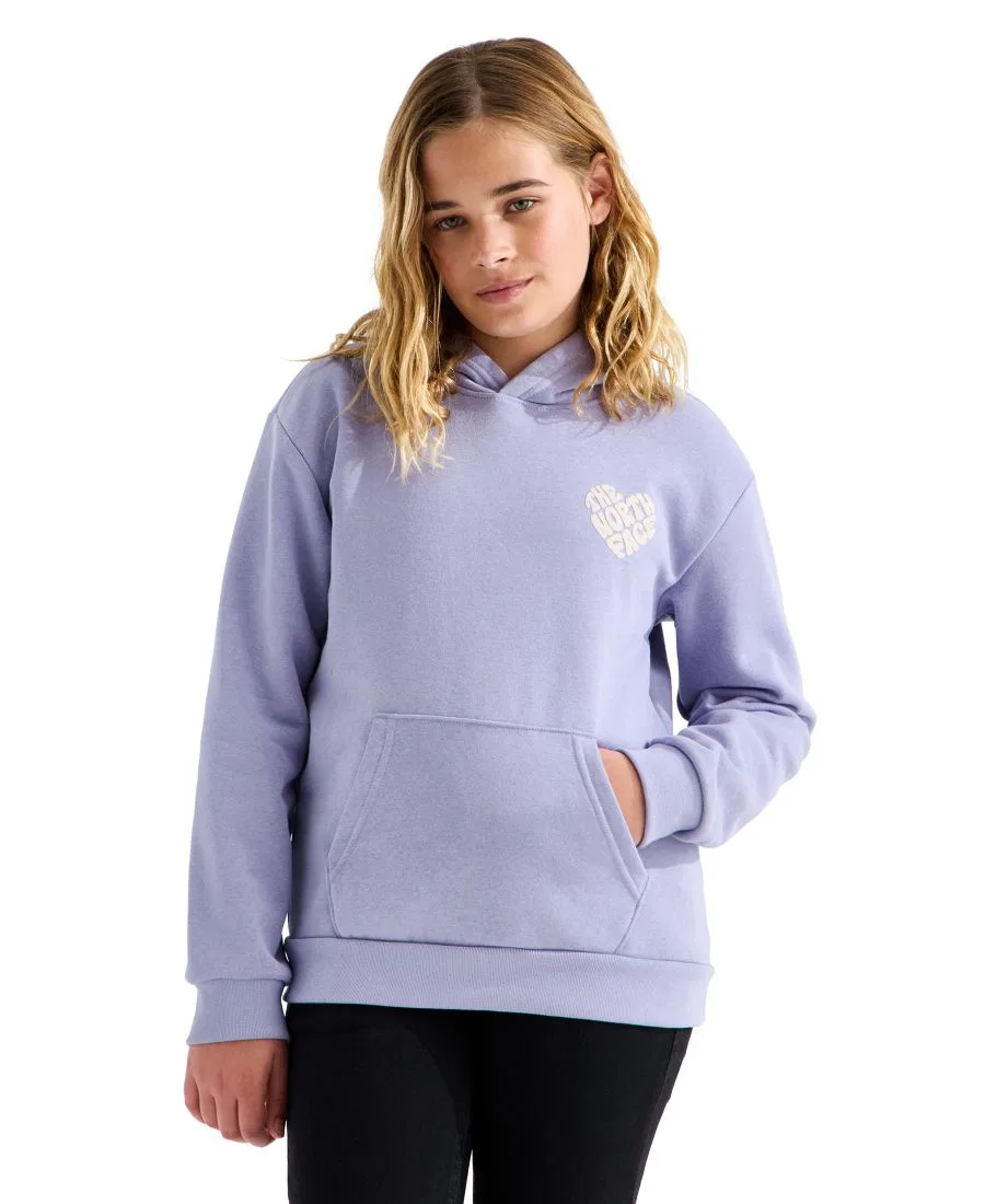 Худи свободного кроя с принтом The North Face, Pale Plum