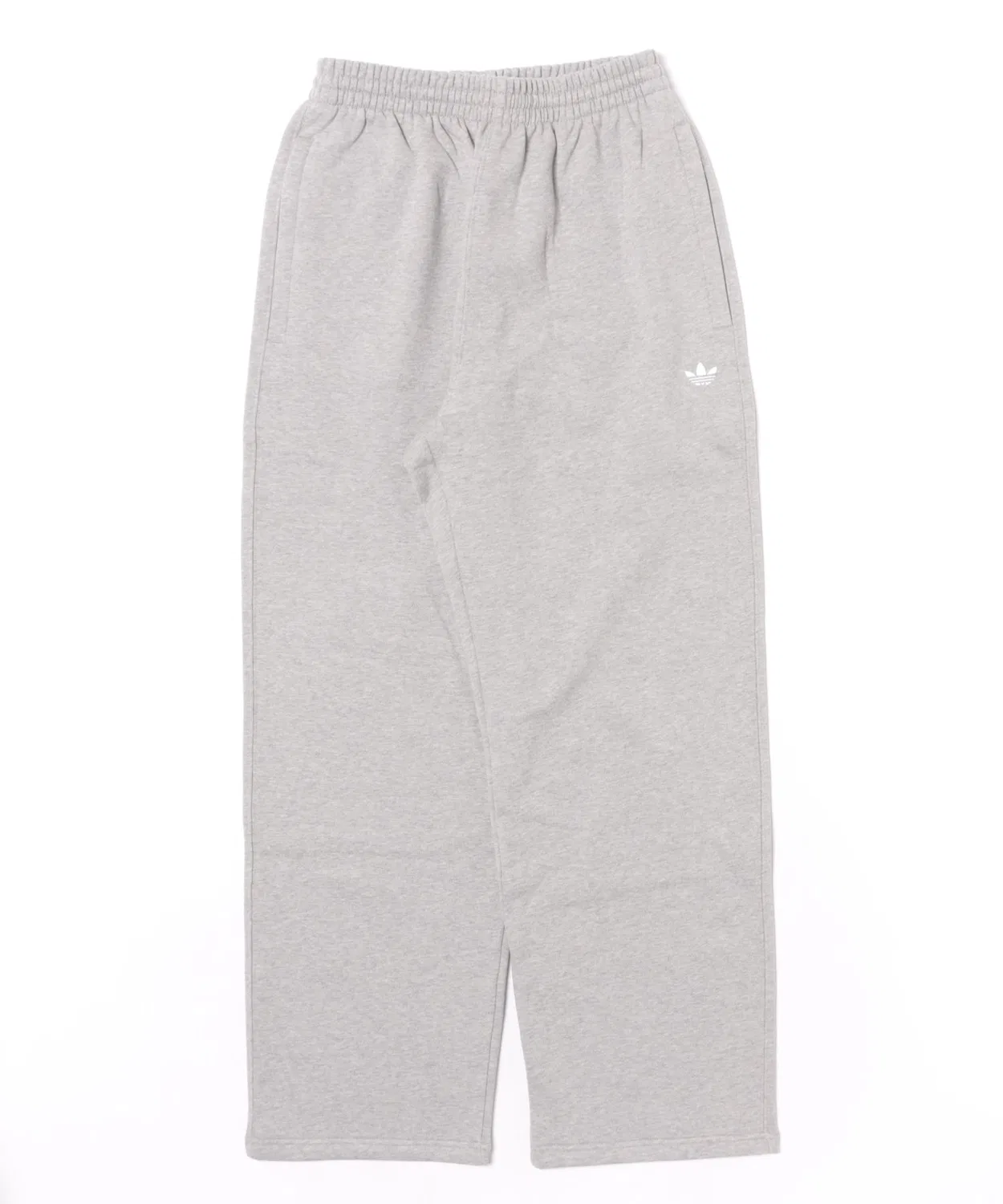 Мужские широкие брюки свободного кроя с открытым низом Trefoil Essentials Openhem Pant Adidas, Серый