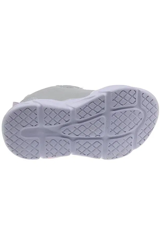 Детские кроссовки для девочек со светодиодами Beppi, Silver Gray — фото 4
