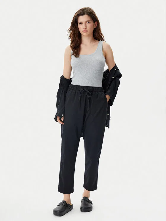 Топ slim fit Gap, серый — фото 2