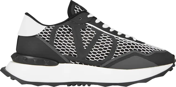 

Кроссовки Valentino Netrunner Black White, черный