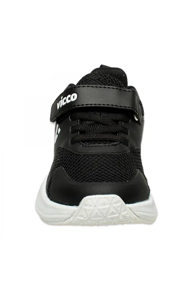 Детские спортивные кроссовки для девочек с принтом Karon Patik Vicco, Black — фото 3