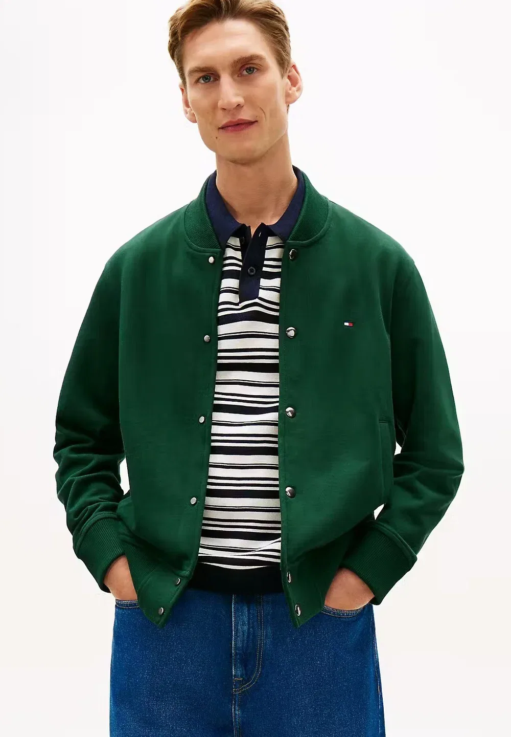 Mw0Mw42470 - куртка-бомбер Tommy Hilfiger, Verde
