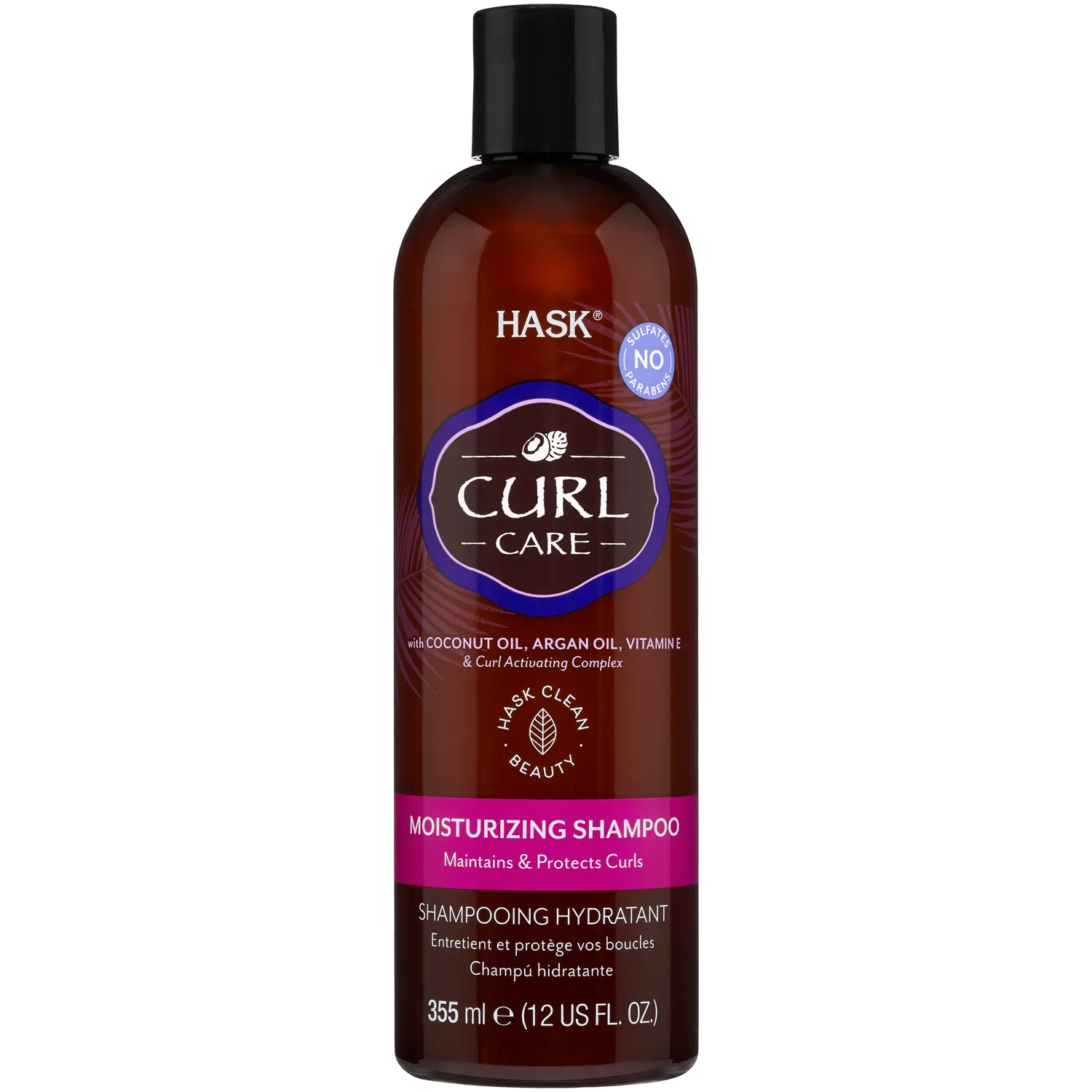 

Hask Curl Care увлажняющий шампунь для кудрявых волос, 355 мл