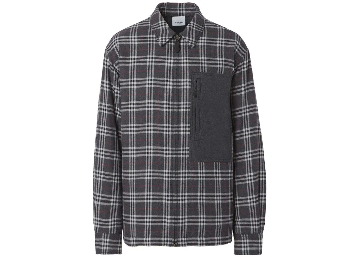 Мужская куртка в клетку Burberry, Gery Check