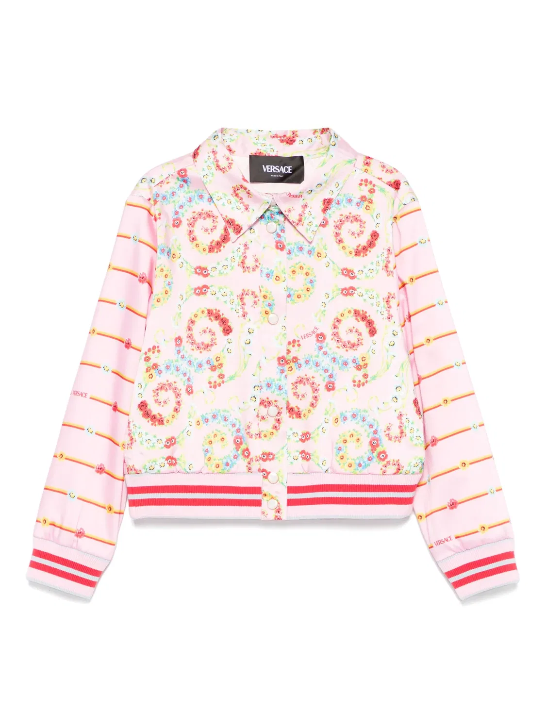 Куртка Barocco Flowers Versace, розовый