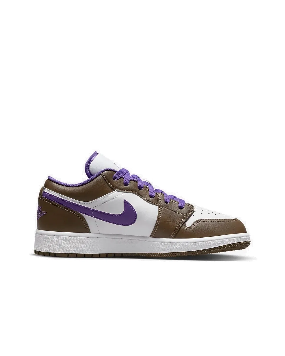 Детские баскетбольные кроссовки для мальчиков Air Jordan 1 Low (GS) NIKE, Marrone