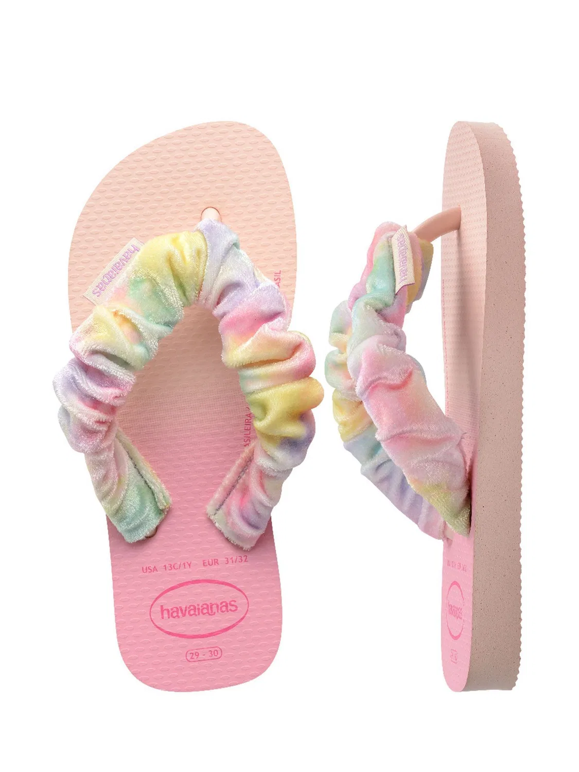 Сандалии Havaianas Kids Fluffy, розовый — фото 4