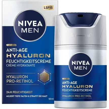 Крем для лица увлажняющий антивозрастной NIVEA MEN Anti-Age Hyaluron, 50 мл