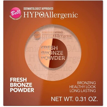 

Свежая бронзовая пудра 1,9 г Sunkiss Bronze, Bell Hypoallergenic