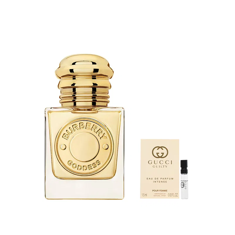 Женский набор парфюмов Burberry Goddess и Gucci Guilty Love, 30 мл и 1,5 мл, Burberry, Black