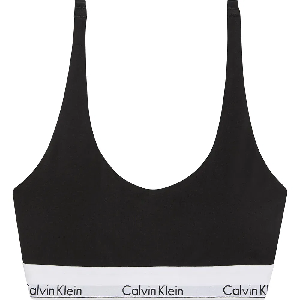 Женское бралетт с принтом логотипа Calvin klein, Black