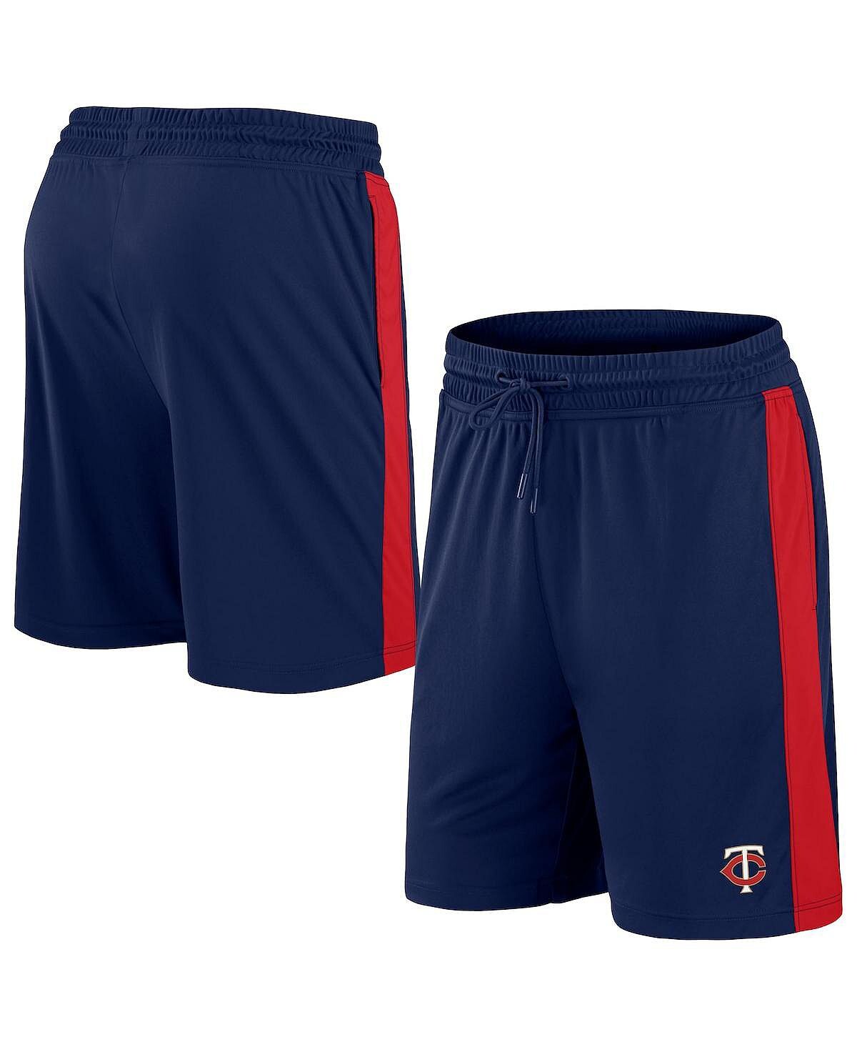 

Мужские темно-синие шорты minnesota twins iconic break it loose Fanatics, синий