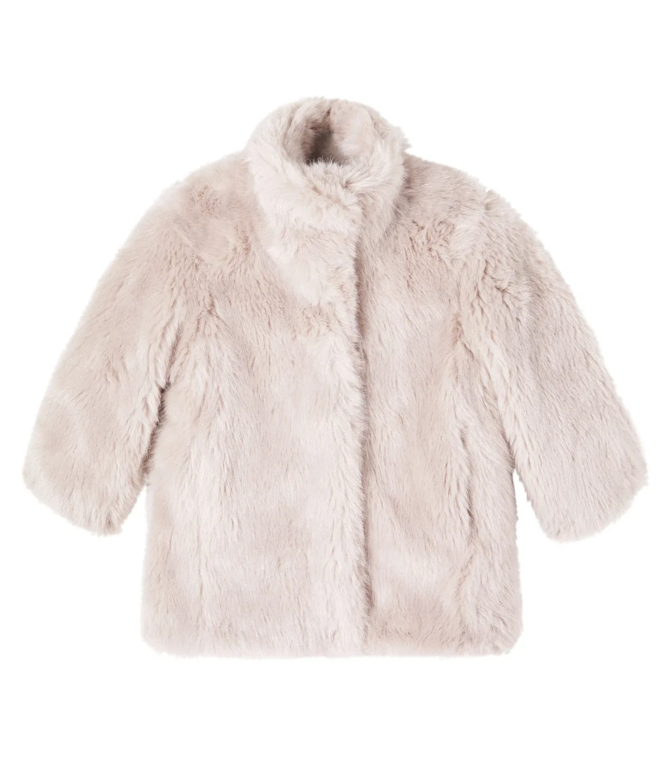 Пальто с логотипом Chloé Kids, серый