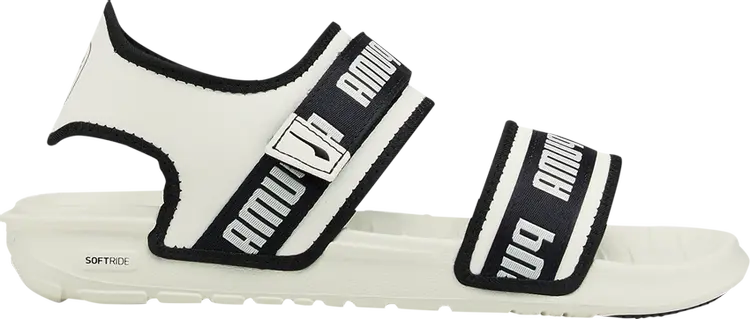 Сандалии Puma Wmns Softride Slide Wordmark - Marshmallow, кремовый