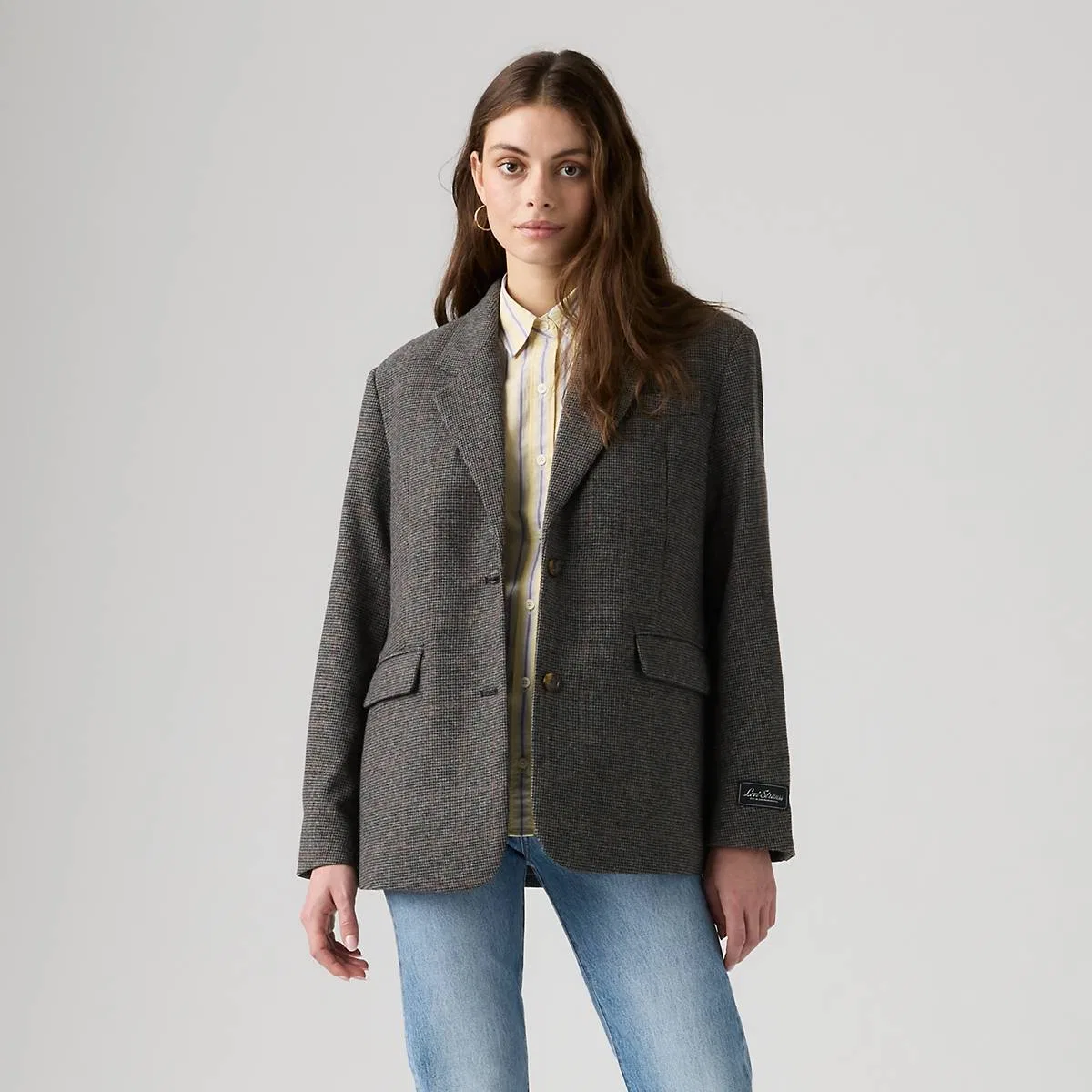 Свободный блейзер Luna Levi's, Luna Glen Plaid As Sample - Multi-Color — фото 4