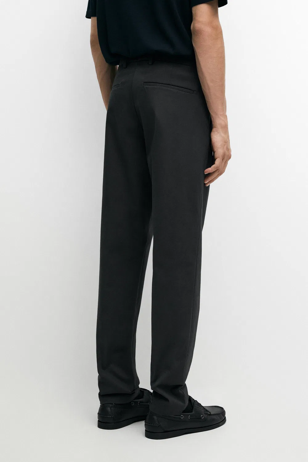 Брюки Massimo Dutti, узкие, серые — фото 3