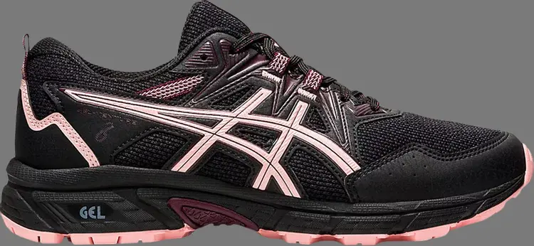 

Кроссовки wmns gel venture 8 'black frosted rose' Asics, черный