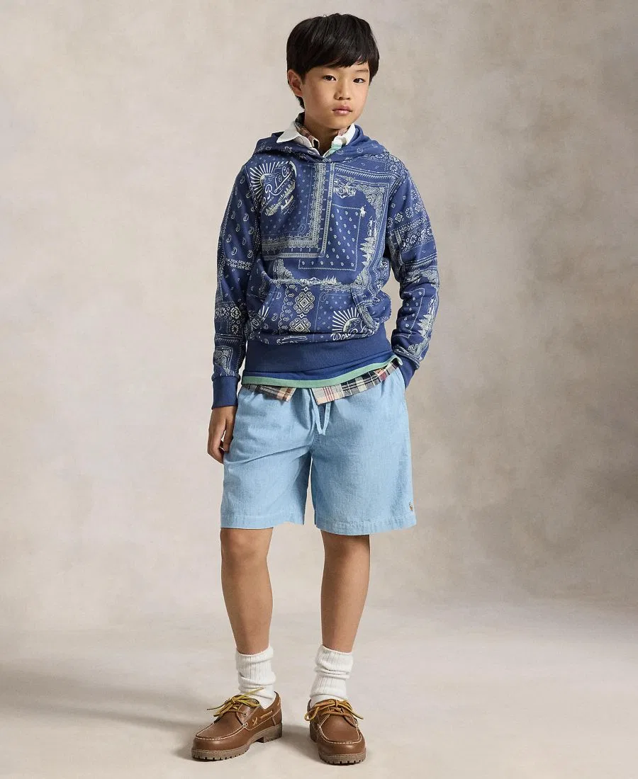 Худи с длинным рукавом с принтом Anglers Bandana Patchwork Polo Ralph Lauren — фото 2