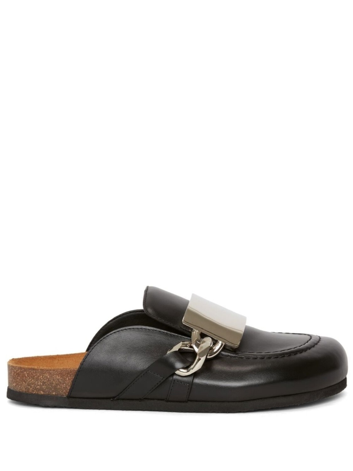 

JW Anderson мюли Gourmet Chain с миндалевидным носком, черный