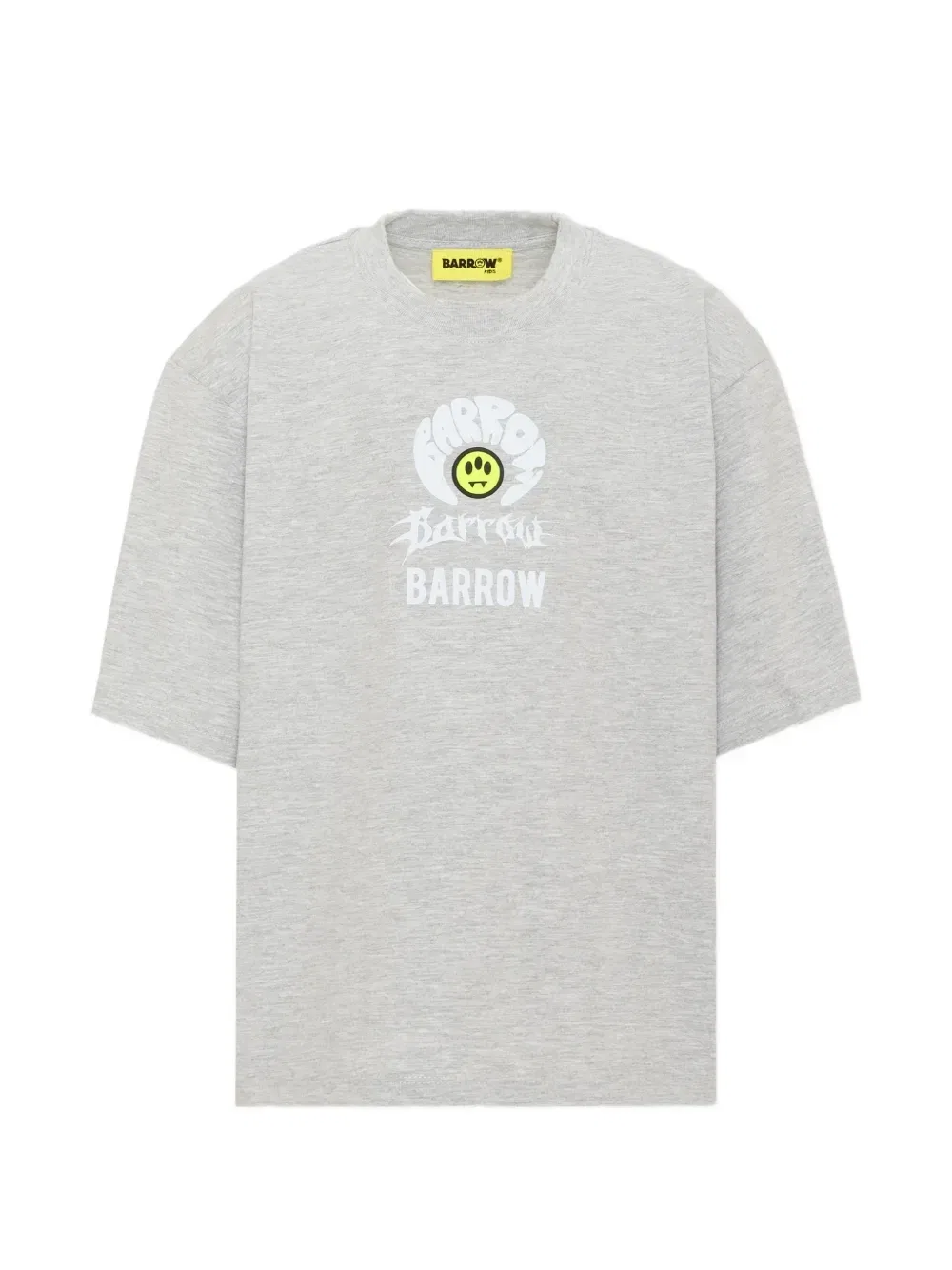 Футболка из хлопка с графическим принтом Barrow Kids, серый