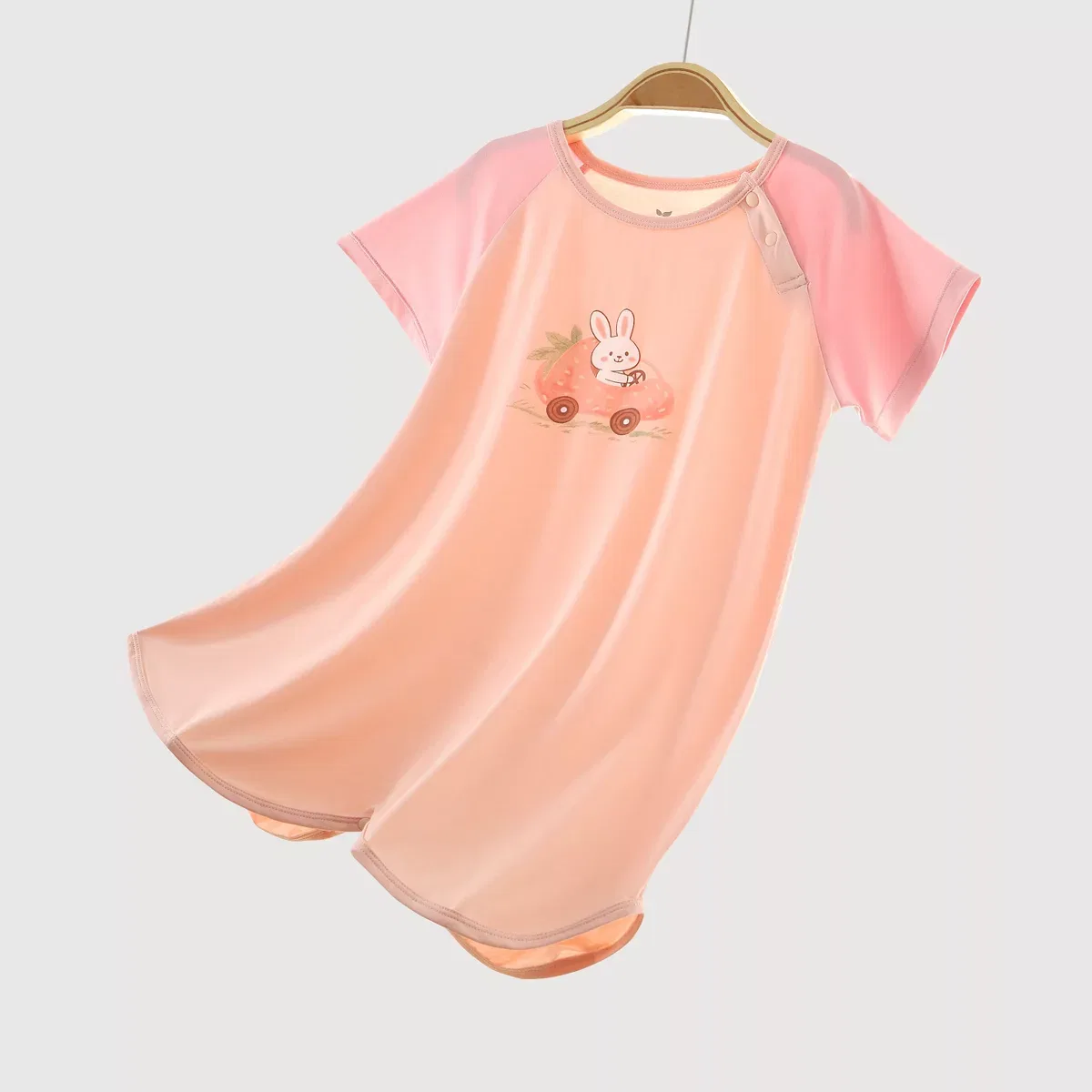 Детский халат из модала TENCEL Laimi Bloom, Pink