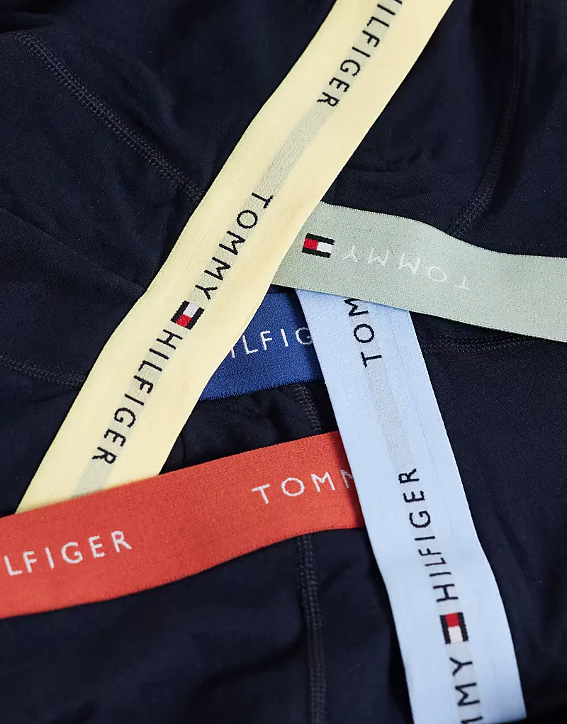 Трусы Signature Cotton 5 шт Tommy Hilfiger, темно-синий — фото 3