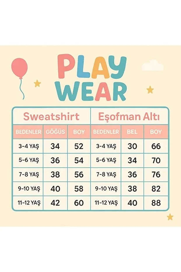 Детский комплект свитшота и штанов с принтом Somurtkan Rabbit Playwear, Черный — фото 2