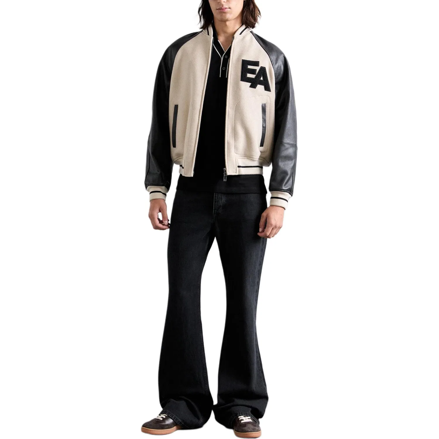Мужская куртка Emporio Armani, Black White — фото 4