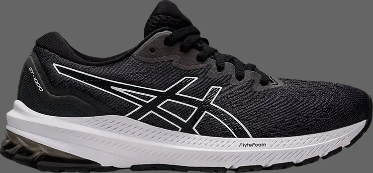 

Кроссовки wmns gt 1000 11 wide 'black white' Asics, черный