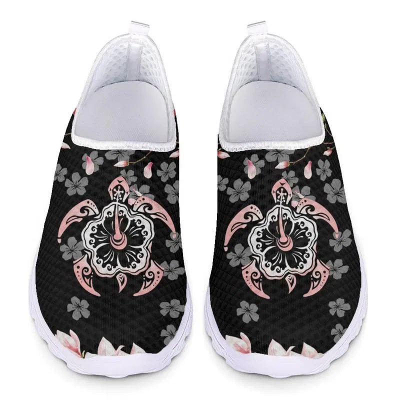 Детские кроссовки с принтом Women Sports Shoes Balloon Dachshund Trainers with Pocket and Frog Garronmavis, Tartaruga Marina Ibisco Rosa — фото 3