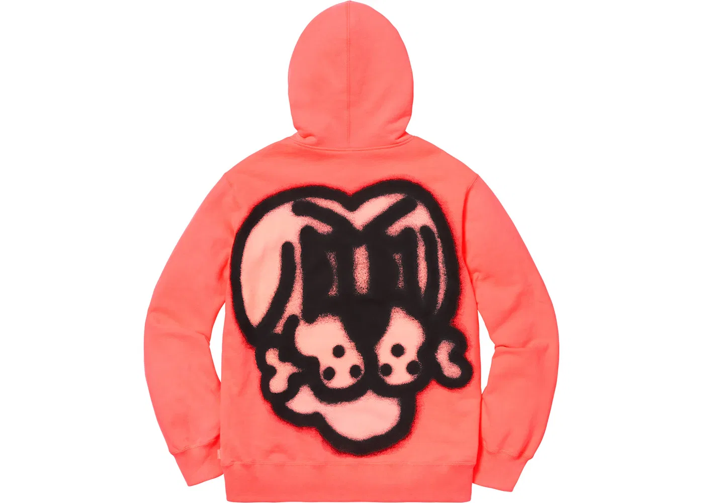 Мужской свитшот на молнии Supreme Sweatshirt, Flourescent Pink — фото 3