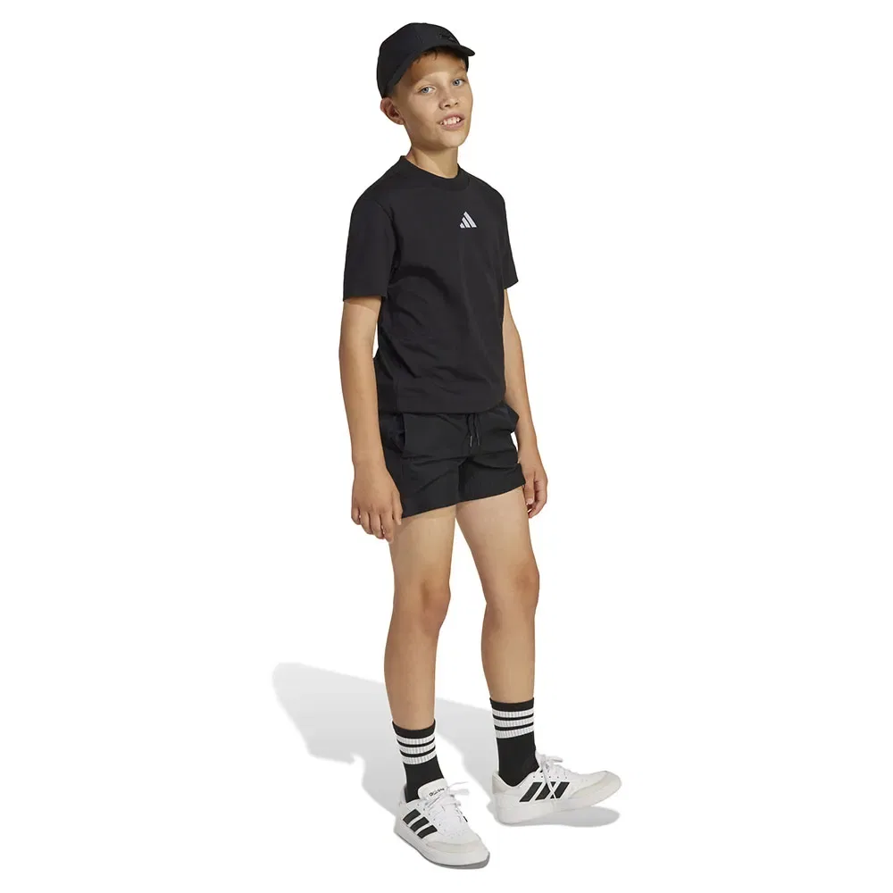 Шорты Climacool Small Logo Adidas, черный — фото 4