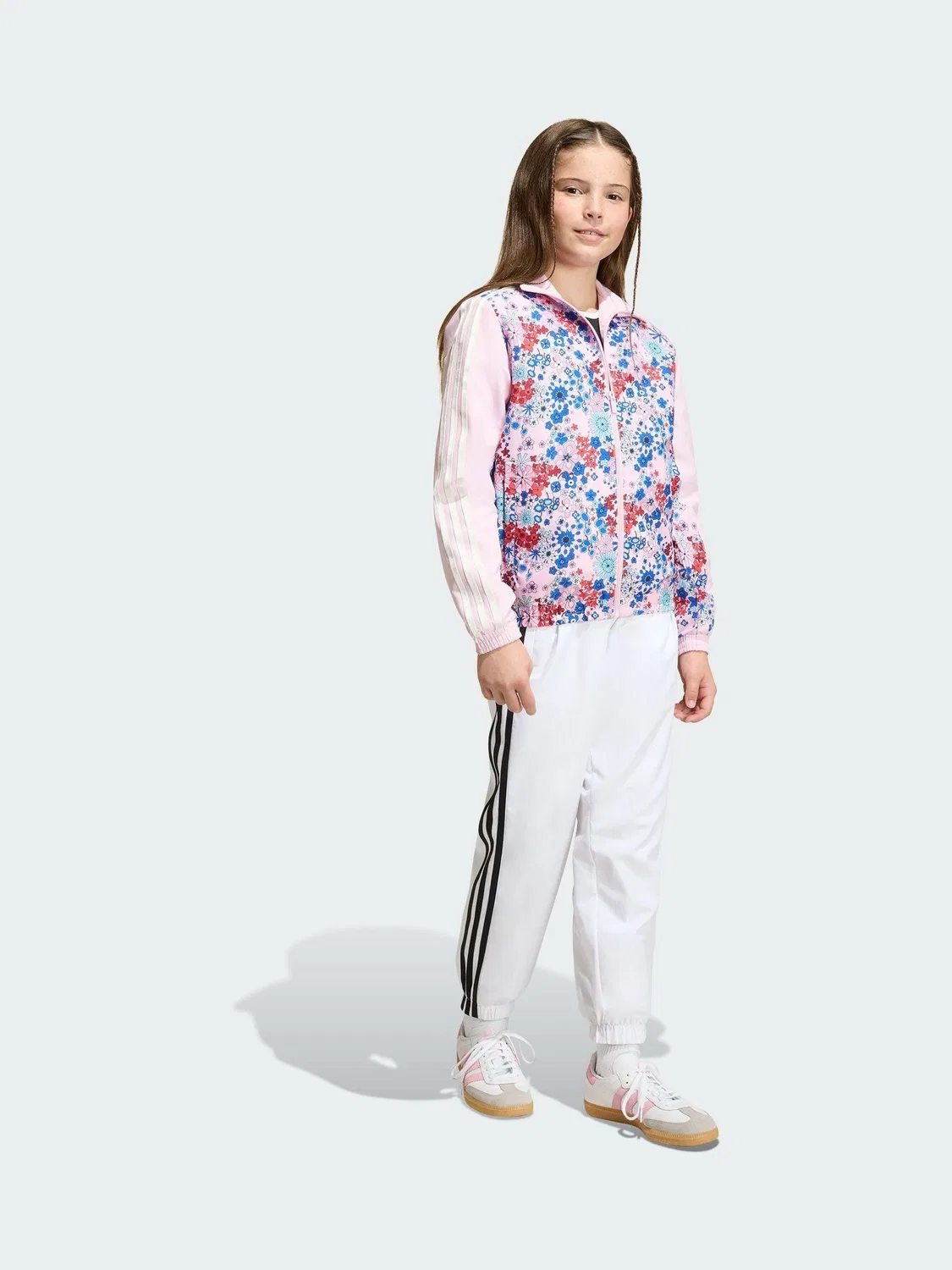 Куртка Adidas Originals x Liberty London, розовая — фото 3