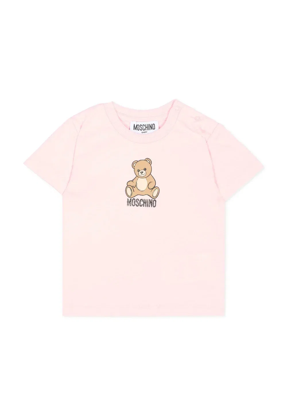 Футболка - футболка с принтом Moschino, Pink