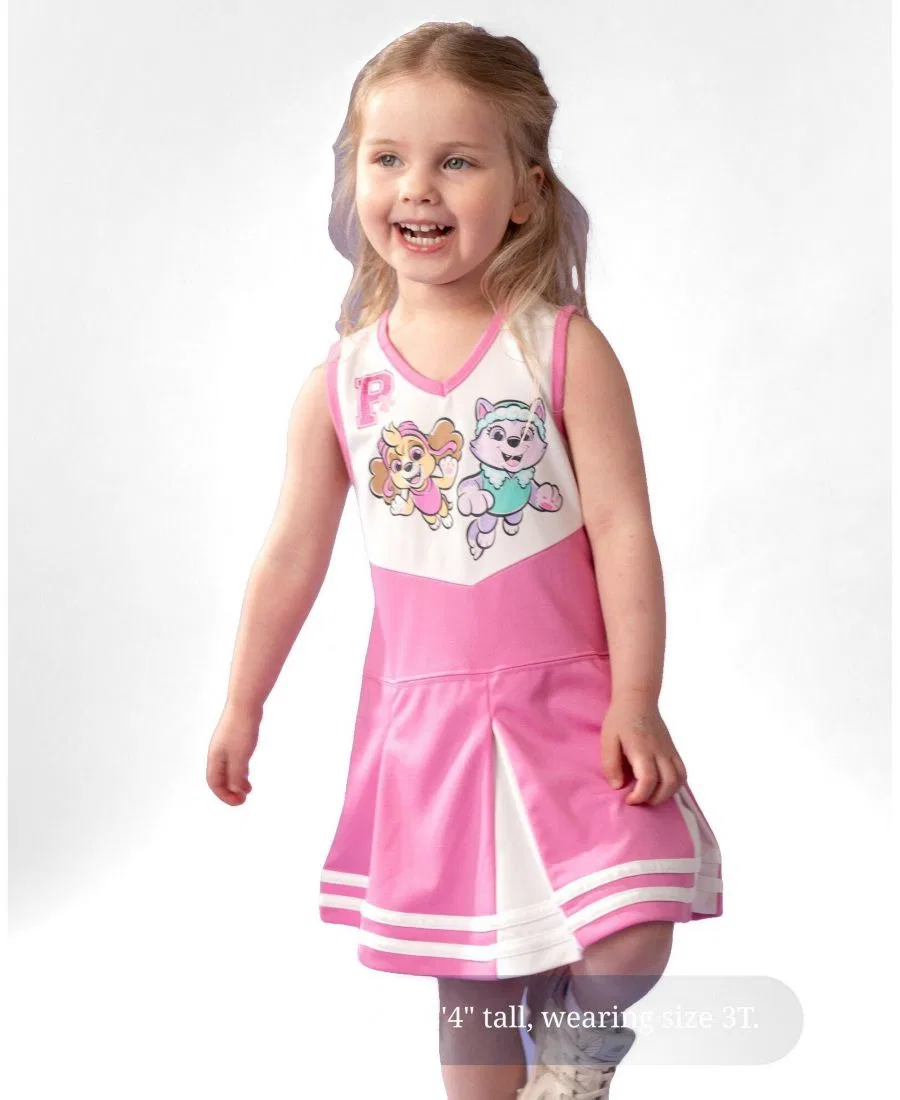 Платье без рукавов с принтом PAW Patrol, модель Cheerleader Dress Paw Patrol, Skye Everest Pink — фото 2