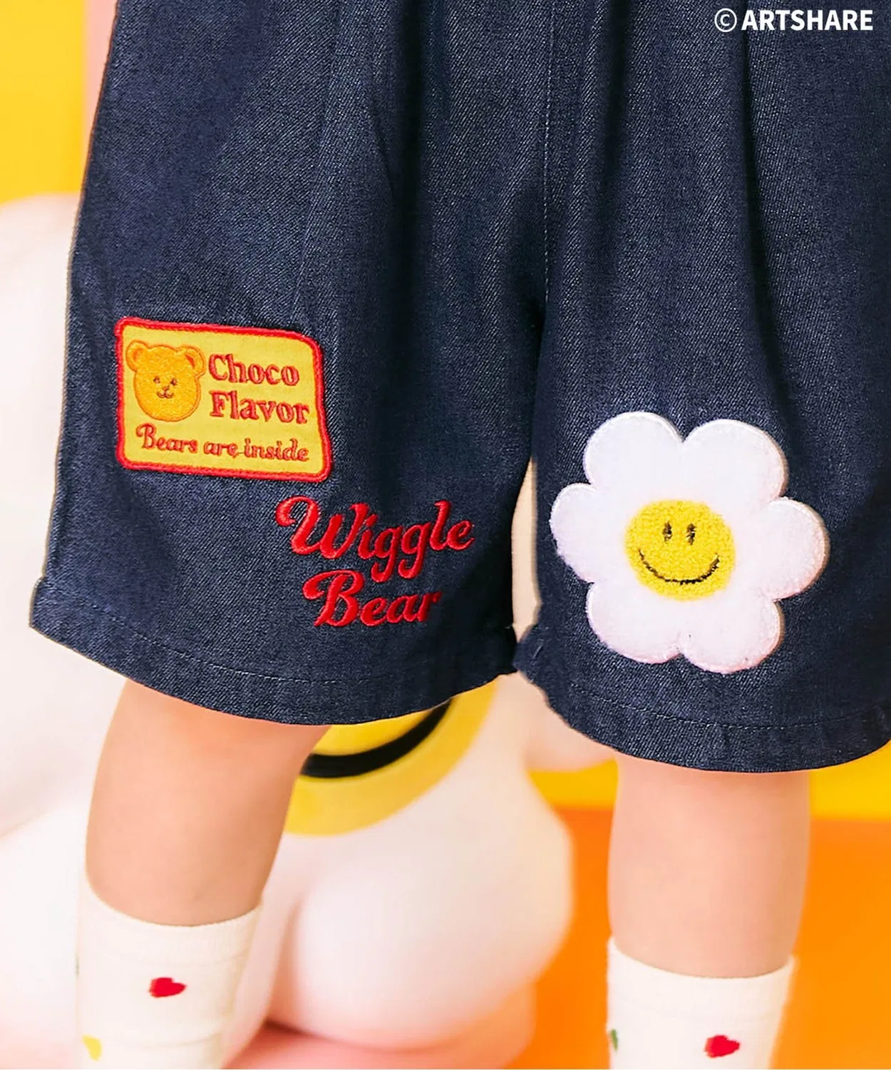 Детские джинсовые шорты WIGGLE WIGGLE, Indigo Blue — фото 4
