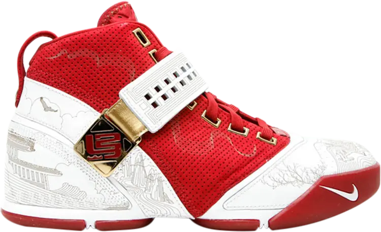 

Кроссовки Nike Zoom LeBron 5 'China', красный