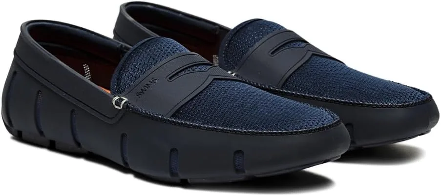 Мужские лоферы для плавания, лоферы Penny Loafers из нейлона и резины, без шнурков, черные/серые/темно-синие Swims — фото 2