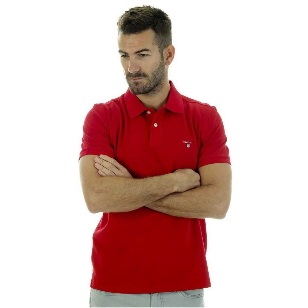 

Поло с коротким рукавом Gant Pique Original-Polo Shirt, красный