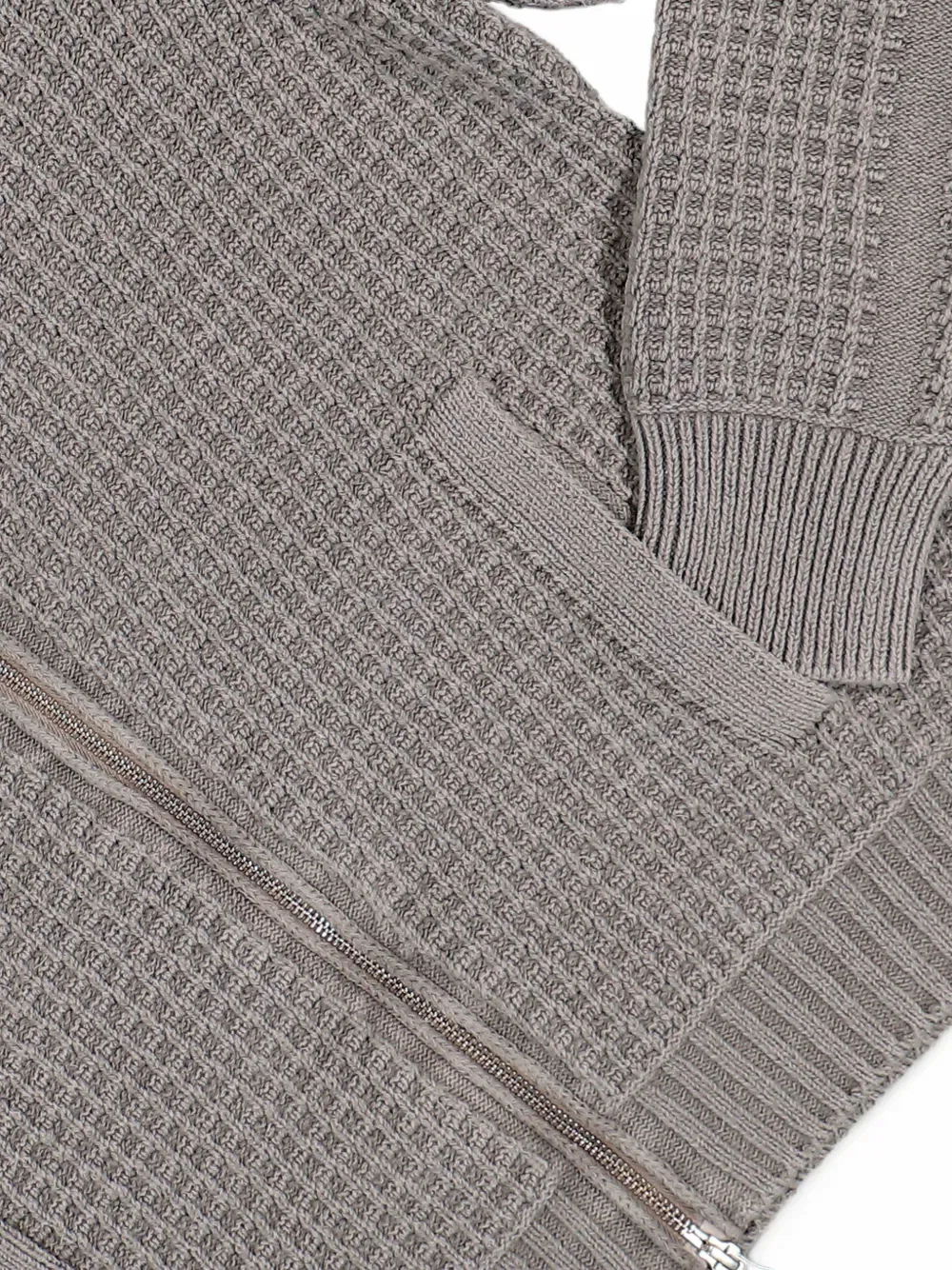 Свитер на молнии 5100034 Stone Island, серый — фото 4