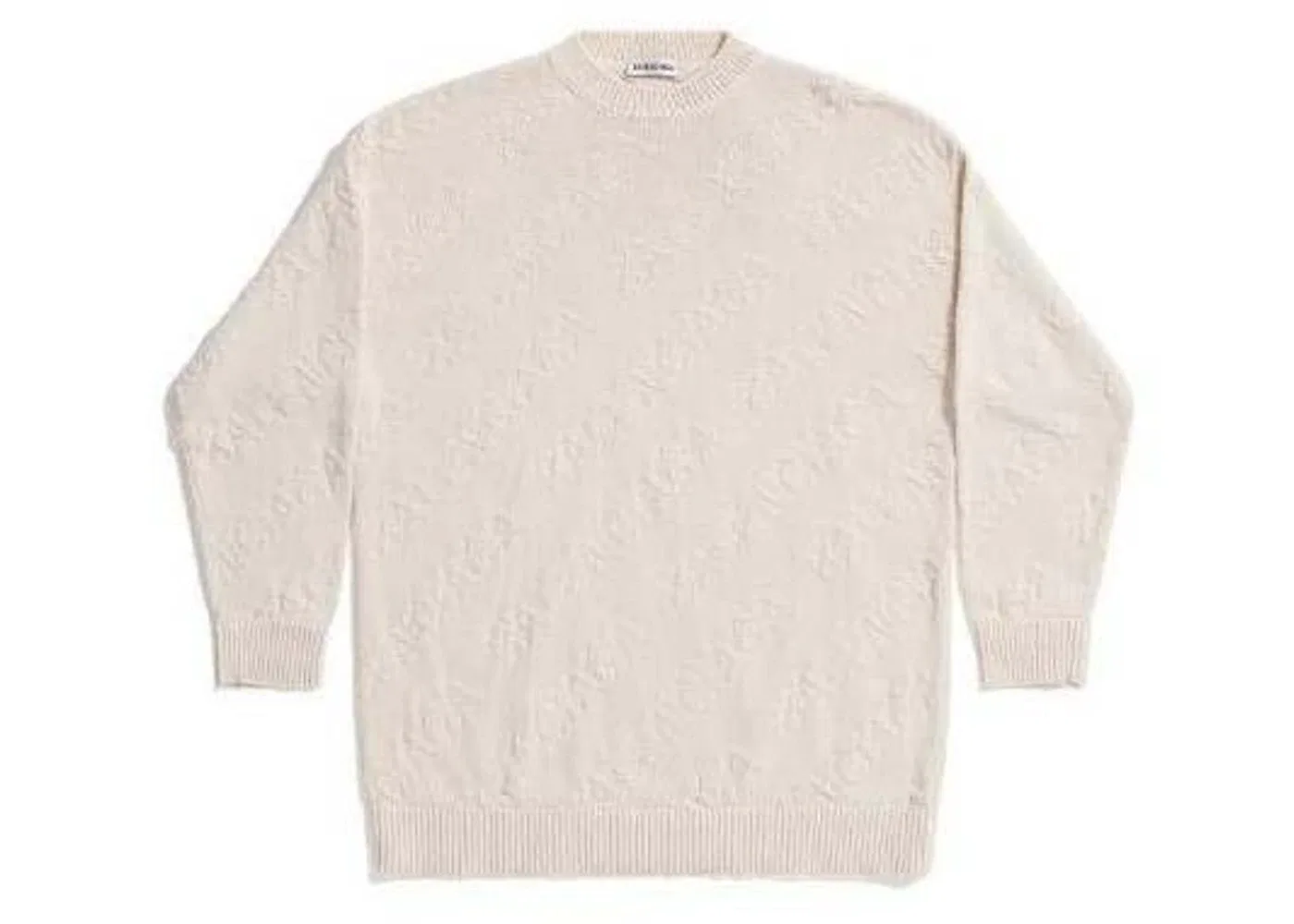 Женский свитер оверсайз Balenciaga, White