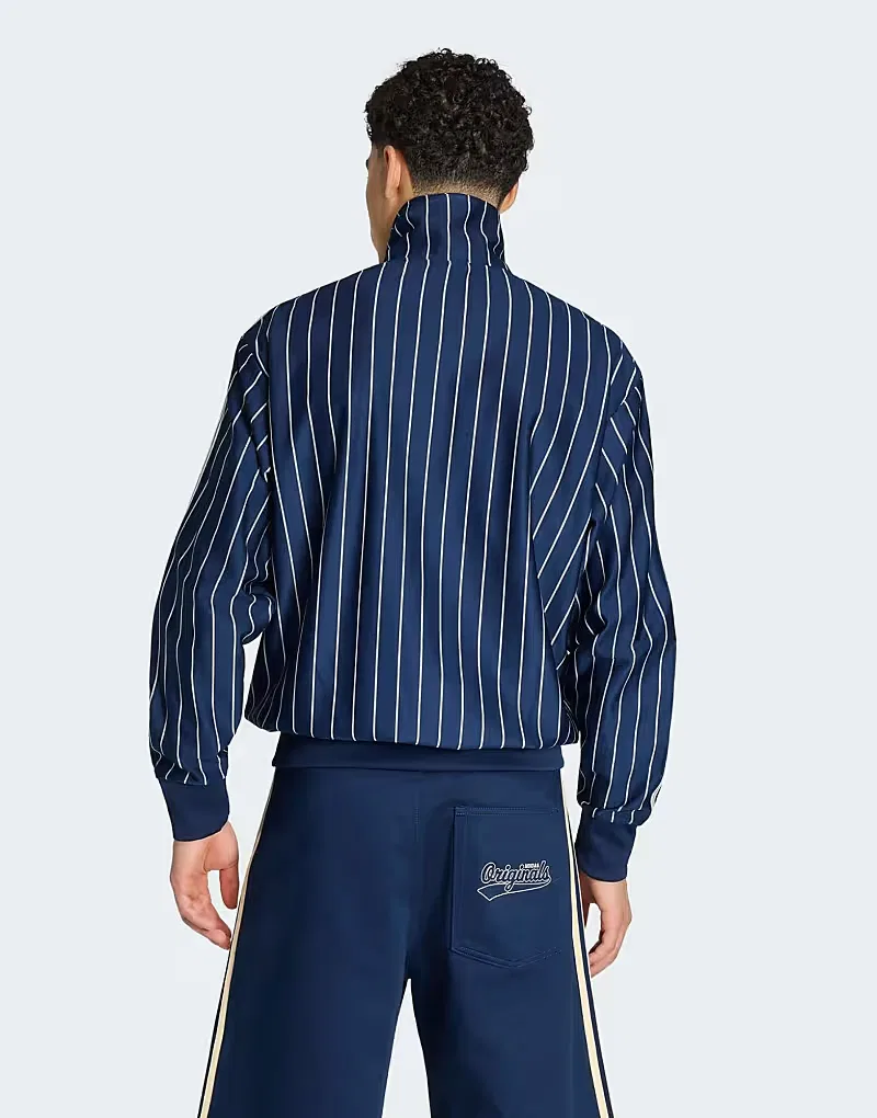 Куртка спортивная Firebird Pinstripes Adidas Originals, Night Indigo — фото 2
