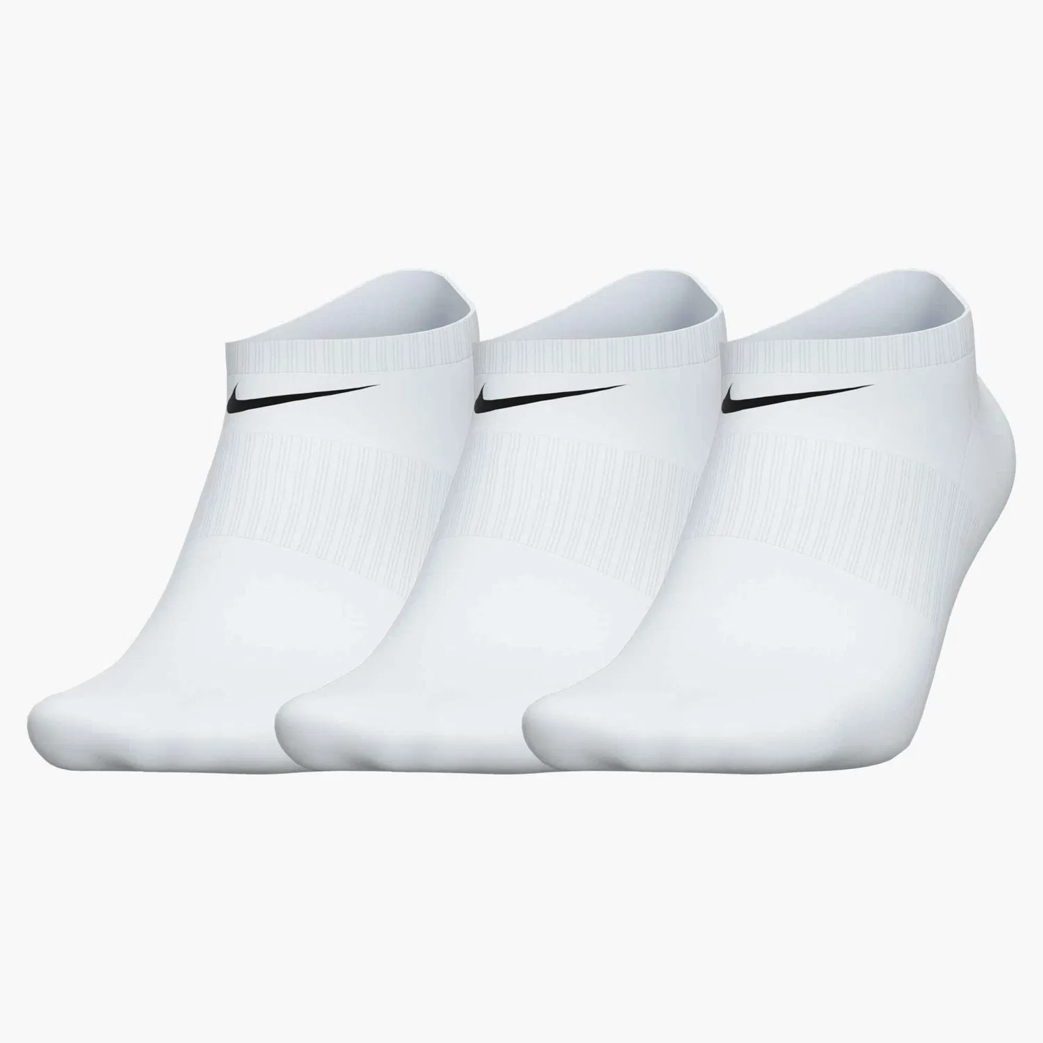 Мужские носки для тренировок с технологией Dri-FIT Nike, White/Black
