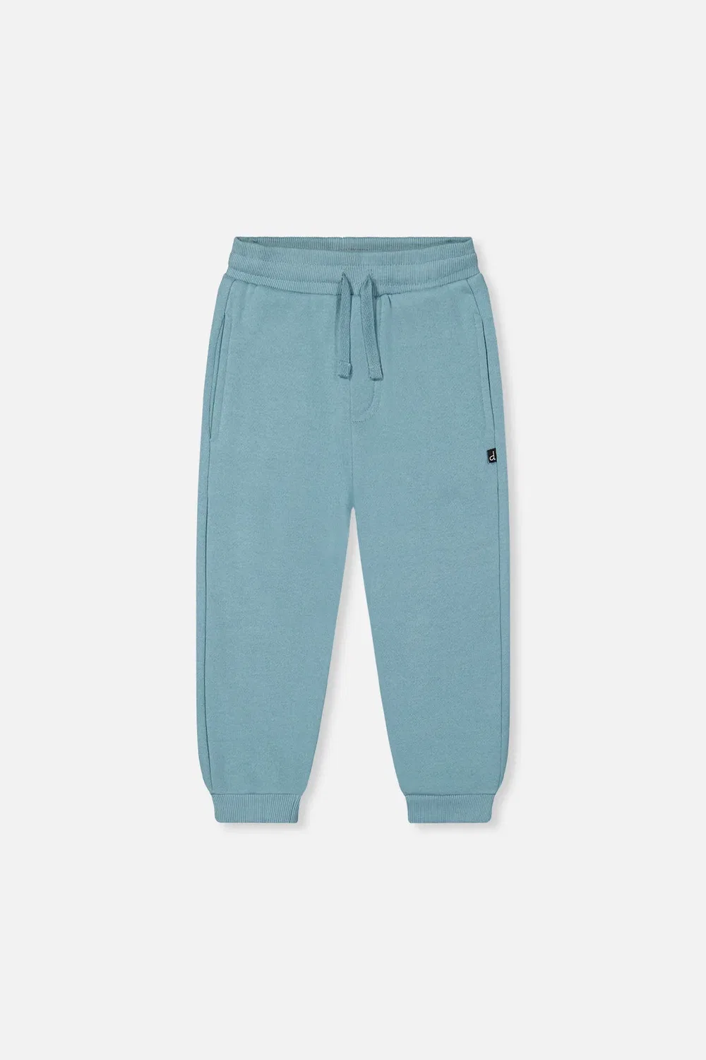 Детские спортивные штаны из флиса с эластичным поясом Nordic Buddies Deux par Deux, Pale Turquoise